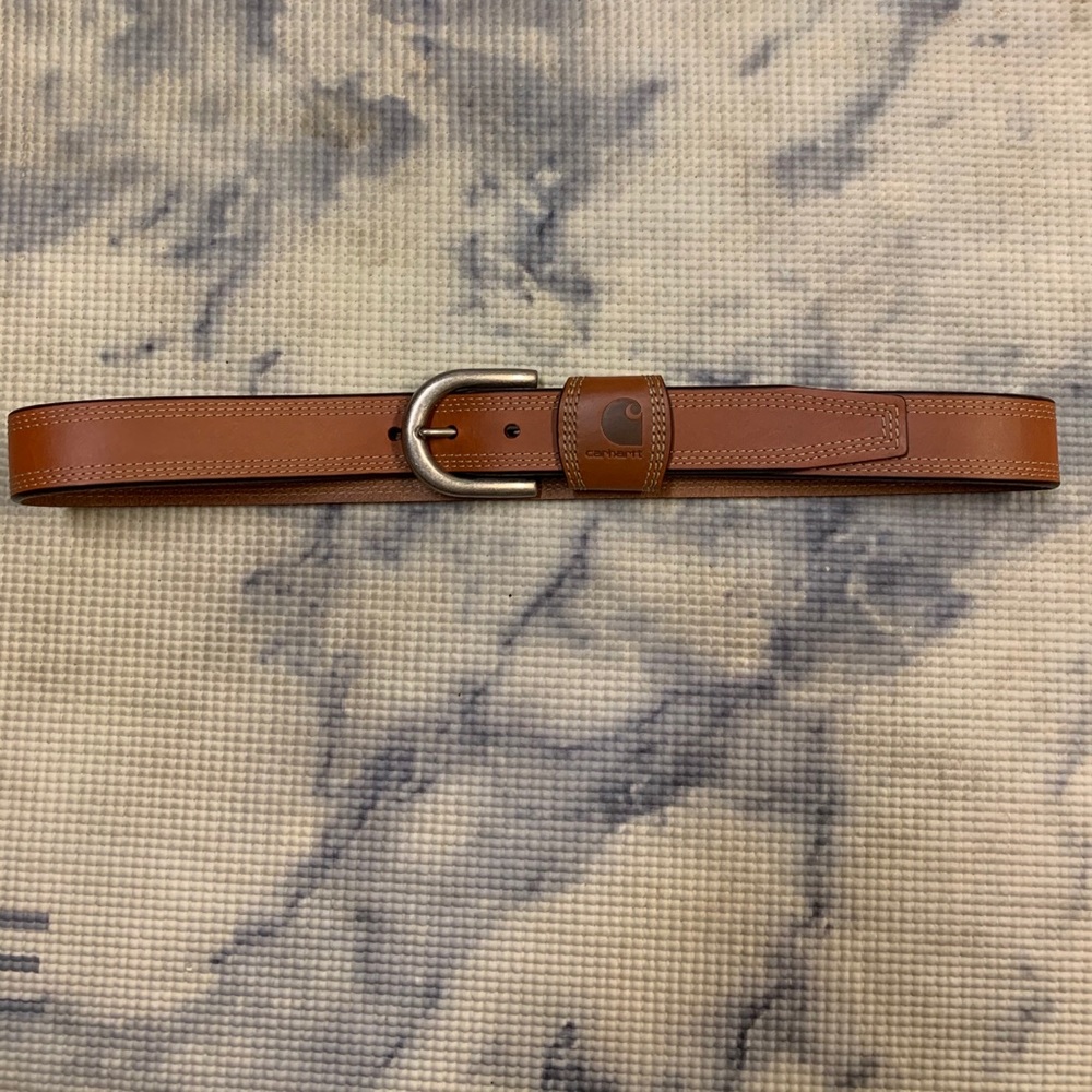 Cargartt Tan Leather Belt
